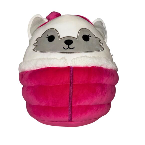 Squishmallows Pink & White Holiday Axolotl Plush – Authentic Kellytoy – 10” - Picture 1 of 7